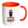 Funny Caffeine Mug Caffeine Addicts Anonymous White 11oz Accent Coffee Mugs