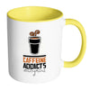 Funny Caffeine Mug Caffeine Addicts Anonymous White 11oz Accent Coffee Mugs