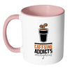 Funny Caffeine Mug Caffeine Addicts Anonymous White 11oz Accent Coffee Mugs