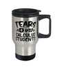 Funny Calculus Professor Teacher Travel Mug Tears Of My Calculus Students 14oz Stainless Steel