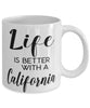 Funny California Rabbit Mug Life Is Better With A California Rabbit Coffee Cup 11oz 15oz White