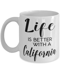 Funny California Rabbit Mug Life Is Better With A California Rabbit Coffee Cup 11oz 15oz White