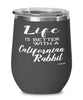 Funny Californian Rabbit Wine Glass Life Is Better With A Californian Rabbit 12oz Stainless Steel Black