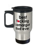 Funny Camargue Horse Travel Mug B3st F-cking Camargue Dad Ever 14oz Stainless Steel