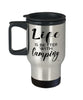 Funny Camper Travel Mug life Is Better With Camping 14oz Stainless Steel