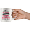 Funny Camping Mug A Tent Pitching Weiner Roasting Smore 11oz White Coffee Mugs