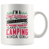 Funny Camping Mug A Tent Pitching Weiner Roasting Smore 11oz White Coffee Mugs