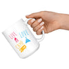 Funny Camping Mug Live Love Camp 15oz White Coffee Mugs