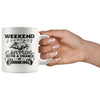 Funny Camping Mug Weekend Forecast Camping With A Chance 11oz White Coffee Mugs