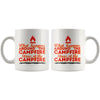 Funny Camping Mug What Happens Around The Campfire 11oz White Coffee Mugs