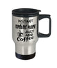 Funny Cardiac Nurse Travel Mug Instant Cardiac Nurse Just Add Coffee 14oz Stainless Steel