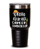 Funny Career Counselor Tumbler Nacho Average Career Counselor Tumbler 30oz Stainless Steel