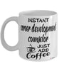 Funny Career Development Counselor Mug Instant Career Development Counselor Just Add Coffee Cup White