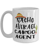 Funny Cargo Agent Mug Nacho Average Cargo Agent Coffee Cup 15oz White