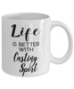 Funny Casting Sport Mug Life Is Better With Casting Coffee Cup 11oz 15oz White