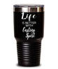 Funny Casting Sport Tumbler Life Is Better With Casting 30oz Stainless Steel Black
