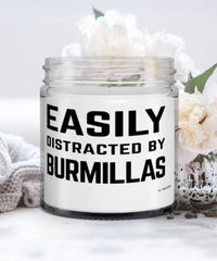 Funny Cat Candle Easily Distracted By Burmillas 9oz Vanilla Scented Candles Soy Wax
