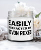 Funny Cat Candle Easily Distracted By Devon Rexes 9oz Vanilla Scented Candles Soy Wax