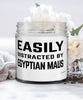 Funny Cat Candle Easily Distracted By Egyptian Maus 9oz Vanilla Scented Candles Soy Wax