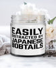 Funny Cat Candle Easily Distracted By Japanese Bobtails 9oz Vanilla Scented Candles Soy Wax