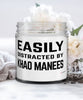 Funny Cat Candle Easily Distracted By Khao Manees 9oz Vanilla Scented Candles Soy Wax