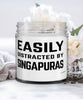 Funny Cat Candle Easily Distracted By Singapuras 9oz Vanilla Scented Candles Soy Wax