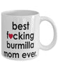 Funny Cat Mug B3st F-cking Burmilla Mom Ever Coffee Cup White