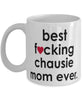 Funny Cat Mug B3st F-cking Chausie Mom Ever Coffee Cup White