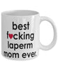Funny Cat Mug B3st F-cking LaPerm Mom Ever Coffee Cup White