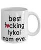 Funny Cat Mug B3st F-cking Lykoi Mom Ever Coffee Cup White