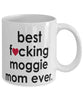 Funny Cat Mug B3st F-cking Moggie Mom Ever Coffee Cup White