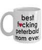 Funny Cat Mug B3st F-cking Peterbald Mom Ever Coffee Cup White