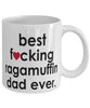 Funny Cat Mug B3st F-cking Ragamuffin Dad Ever Coffee Cup White