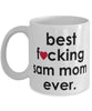 Funny Cat Mug B3st F-cking Sam Mom Ever Coffee Cup White