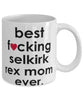Funny Cat Mug B3st F-cking Selkirk Rex Mom Ever Coffee Cup White