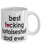 Funny Cat Mug B3st F-cking Tortoiseshell Dad Ever Coffee Cup White