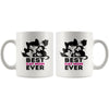 Funny Cat Mug Best Cat Mom Ever 11oz White Coffee Mugs