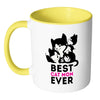 Funny Cat Mug Best Cat Mom Ever White 11oz Accent Coffee Mugs