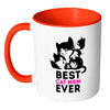 Funny Cat Mug Best Cat Mom Ever White 11oz Accent Coffee Mugs