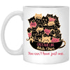 Funny Cat Mug Cats Are Like Potato Chips You Cant Coffee Cup 11oz White XP8434