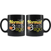 Funny Cat Mug I Was Normal 3 Cats Ago 11oz Black Coffee Mugs