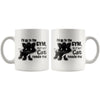 Funny Cat Mug Id Go To The Gym But My Cat Needs Me 11oz White Coffee Mugs