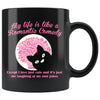 Funny Cat Mug My Life Is Like A Romantic Comedy 11oz Black Coffee Mugs