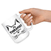 Funny Cat Mug My Therapist Has Whiskers 15oz White Coffee Mugs