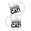 Funny Cat Mug Oops I Adopted Another Cat 15oz White Coffee Mugs