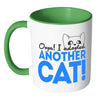 Funny Cat Mug Oops I Adopted Another Cat White 11oz Accent Coffee Mugs