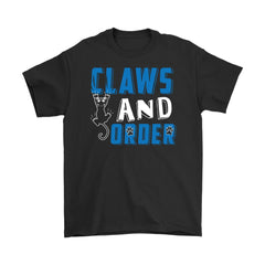 Funny Cat Shirt Claws And Order Gildan Mens T-Shirt