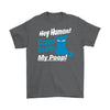 Funny Cat Shirt Hey Human Come Scoop My Poop Gildan Mens T-Shirt