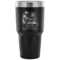 Funny Cat Travel Mug Cats Are Like Potatoe Chips 30 oz Stainless Steel Tumbler