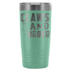 Funny Cat Travel Mug Claws And Order 20oz Stainless Steel Tumbler